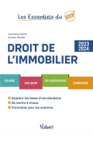 Droit de limmobilier 2023/2024 - cours - qcm - exercices - corriges