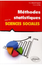 Methodes statistiques pour les sciences sociales