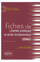 Fiches de libertes publiques et droits fondamentaux - 3e edition