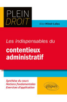 Plein droit : les indispensables du contentieux administratif