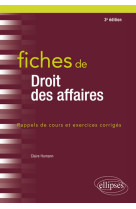 Fiches de droit des affaires - 3e edition