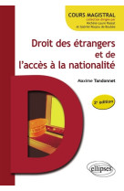 Droit des etrangers et de l'acces a la nationalite