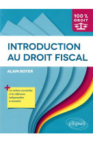 Introduction au droit fiscal