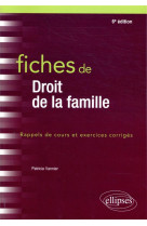 Fiches de droit de la famille - 6e edition