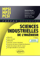 Sciences industrielles de l'ingenieur  -  mpsi - mp2i - pcsi  -  nouveaux programmes