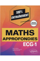 Mathematiques approfondies - informatique : ecg-1 nouveaux programmes