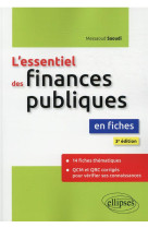 L'essentiel des finances publiques en fiches (3e edition)