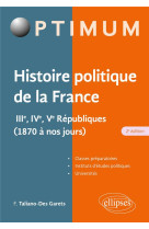 Histoire politique de la france : iiie, ive, ve republiques (1870 a nos jours) (2e edition)