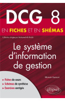 Dcg 8 : le systeme d'information de gestion en fiches et en schemas