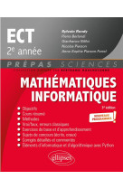 Mathematiques - informatique : prepas ect 2e annee  -  programme 2022