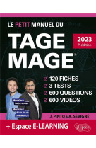 Le petit manuel du tage mage  3 tests blancs + 120 fiches de cours + 600 questions + 600 videos  edi