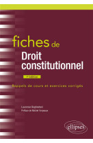 Fiches de droit constitutionnel : a jour au 1er avril 2022 (7e edition)