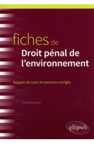 Fiches de droit penal de l'environnement