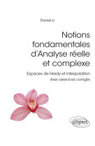 Notions fondamentales danalyse reelle et complexe - espaces de hardy et interpolation - avec exercic