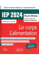 Concours commun iep 2024 : 1ere annee nouveau theme  -  l'alimentation