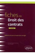 Fiches de droit des contrats (3e edition)