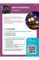 Droit europeen  -  contentieux