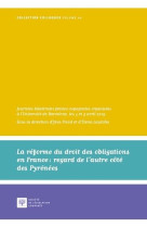 La reforme du droit des obligations en france : regard de l'autre cote des pyrenees