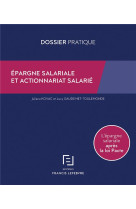 Epargne salariale et actionnariat salarie