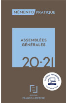 Memento assemblees generales 2020-2021