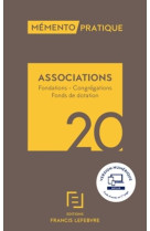 Memento pratique : associations, fondations, congregations, fonds de dotation (edition 2020)