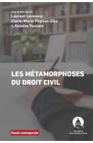 Les metamorphoses du droit civil - colloque anniversaire pour celebrer les vingt ans du laboratoire