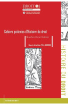 Cahiers poitevins d'histoire du droit -quatorzieme cahier