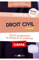 Cours de droit civil : tout le programme en fiches et en schemas (edition 2023)