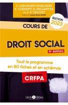 Cours de droit social (edition 2023)