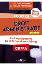 Cours de droit administratif : tout le programme en fiches et en schemas (edition 2023)