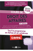 Cours de droit des affaires : tout le programme en fiches et en schemas (edition 2023)