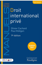 Droit international prive (edition 2021)