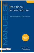 Droit fiscal de l'entreprise (edition 2023)