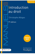 Introduction au droit 9ed