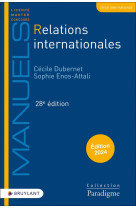 Relations internationales (edition 2024)