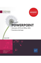 Powerpoint (versions 2019 et office 365)  -  fonctions de base