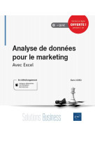 Analyse de donnees pour le marketing  -  avec excel