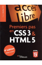 Premiers pas en css3 et html5 (9e edition)