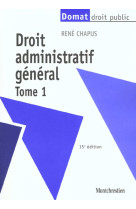 Droit administratif general t1 - 15eme edition - vol01