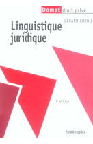 Linguistique juridique - 3eme edition (3e edition)