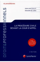 La procedure civile devant la cour d'appel (4e edition)