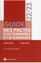 Guide des pactes d'actionnaires et d'associes 2022/2023