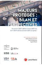 Majeurs proteges bilan et perspectives