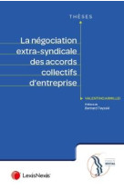 La negociation extra-syndicale des accords collectifs d'entreprise