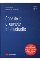 Code de la propriete intellectuelle 2022