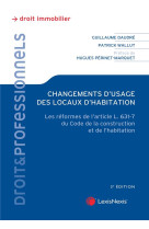 Changements d'usage des locaux d'habitation