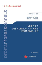 Le droit des concentrations economiques