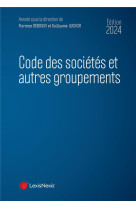 Code des societes et autres groupements (edition 2024)