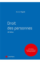 Droit des personnes (25e edition)