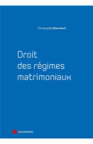 Droit des regimes matrimoniaux